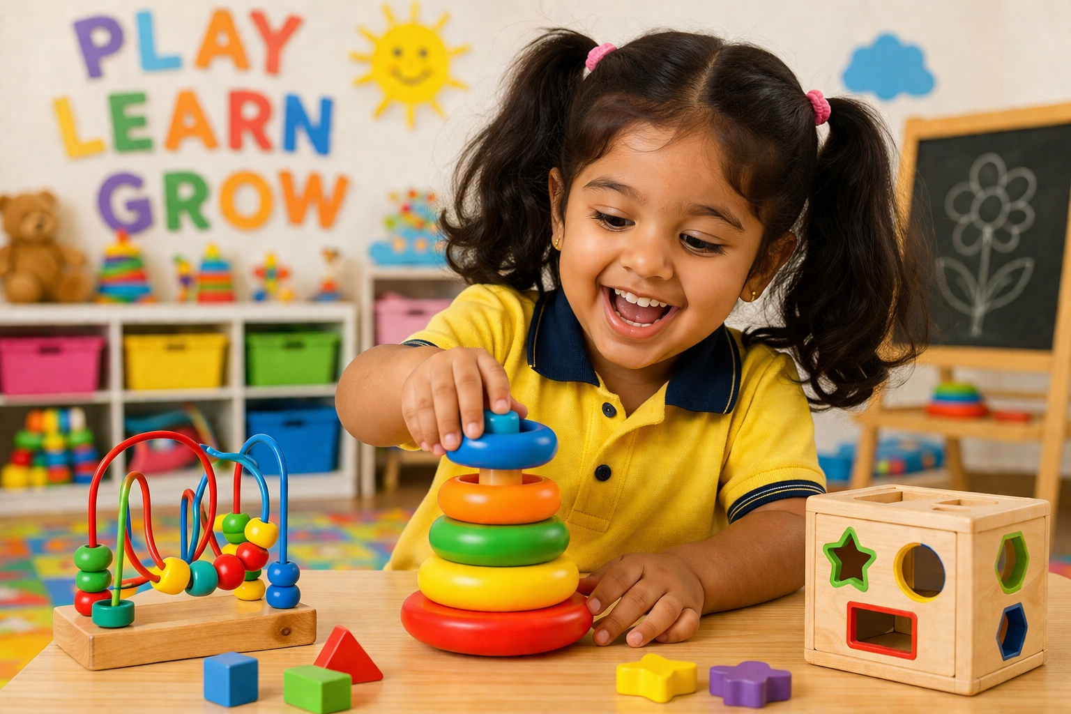 Smiling Kid at Disha Preschool